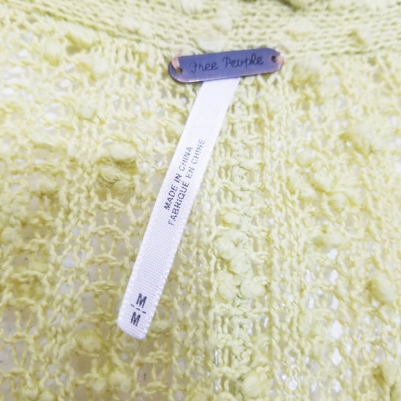 Free People Yellow Long Cardigan - Picture 6 of 9